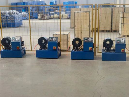 Yüksek Basınçlı Hortum Crimper 6 İnç 4-150mm Endüstriyel Boru Yapma Makinesi Büyük Açılış