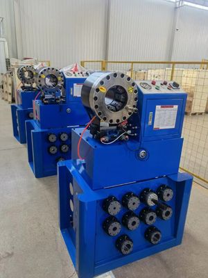 Hızlı Kalıp Değişimi ile 6-38mm Yüksek Basınçlı Hortum Sıkma Makinesi Hidrolik Crimper 1-1.5 İnç