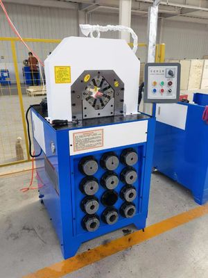 5.5kw Hidrolik Hortum Presleme Makinesi 3 İnç Hidrolik Hortum Sıkma Basın Düğme Kontrolü CBK-120