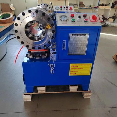 Dx68 hortum kırpma makinesi, yağ pompası ile hortum kırpma makinesi 31.5Mpa'ya kadar basınç