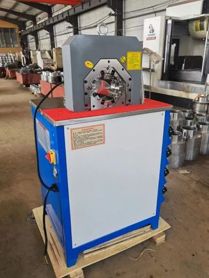 5.5KW motor gücü ve mükemmel kırpma gücü ile 3 inç AC hortum kırpma makinesi