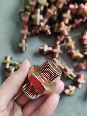 Karbon Çelik Forklift Tekrar Kullanılabilir Özel iplik adaptörü Hidrolik hortum Fittings Hidrolik hortum ferrule Fittings