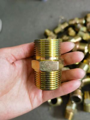 Güzel Karbon Çelik Forklift Tekrar Kullanılabilir Özel Fil Adaptörü / Hidrolik hortum Fittings Hidrolik Hortum Ferrule Fittings