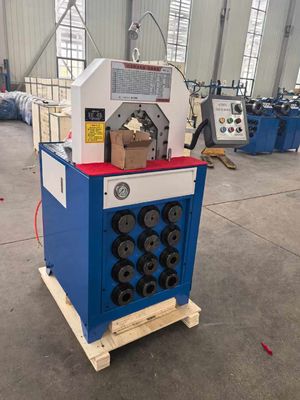 3 inç 6-76 mm düğme kontrol sistemi hızlı değişimle kalıplar araçlar hortum kırpma makinesi