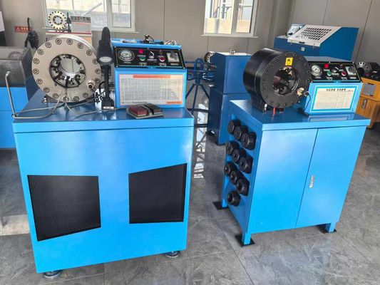 6-51mm 10 Örtülen hortum eşleştirme örtülen 500 Parça Saat başına Taşınabilir Hortum Kırma Makinesi Hidrolik Hortum Kırıcı