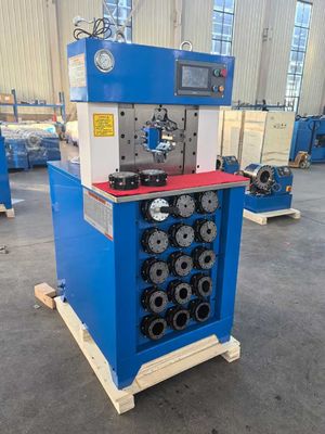 3 Inch PLC Kontrol Sistemi 6 - 76mm AC Hose Crimping Makine