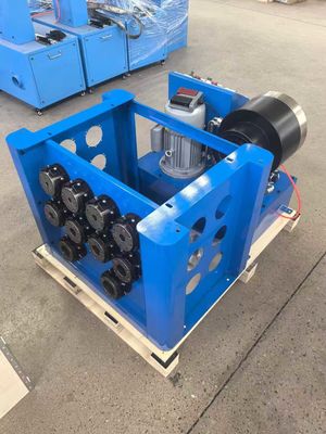 2 inç ve 1.5 inç Mavi Renkli Taşınabilir Hidrolik hortum kırpma makinesi Rack ve Hızlı değişim kalıp araçları ile 6-38mm Hortum Swager