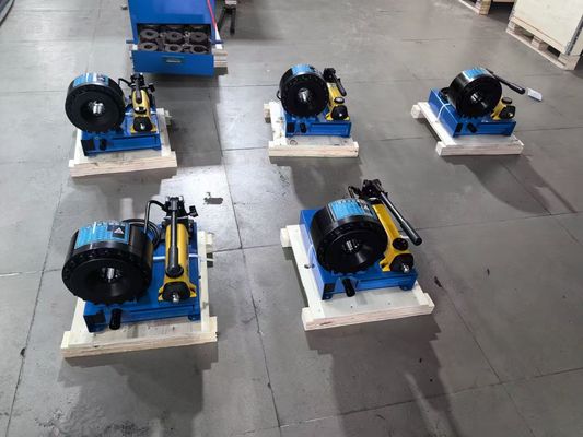 Çok yönlü ve hassas 1 inç 6-25mm El Hidrolik hortum Crimping Makine Hortum Crimper 7 Çelik Uyumluluk ile Ölüyor