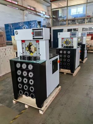 3 inç 6-76mm 15 ölçekli yüksek basınçlı süper kalınlık siyah renk hortum kabuğu kırpma işlemi AC Hortum Sıkıştırma Makinesi/Hortum Crimper/Hortum Pressor Halled Daha Hızlı Sıkıştırma Kuvveti 1500T