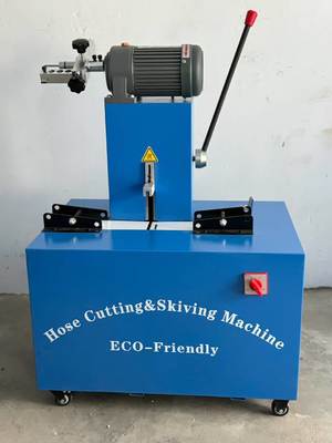 İyi bir fiyat. 2 inçlik elektrikli kauçuk hortum kesme ve kayma makinesi 128kg 380V/220V çevrimiçi