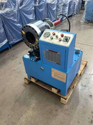 İyi bir fiyat. Hydraulic Hose Crimping Machine 200 Pcs Per Hour Verimliliği 10 Dies dahil ve 600T Crimping Force çevrimiçi