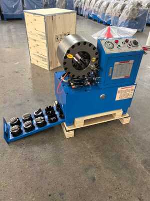 DX68 6-51mm Crimping Aralıklı Hidrolik hortum Crimper 10 Örtü ve 200 Pcs Per Saat Verimlilik