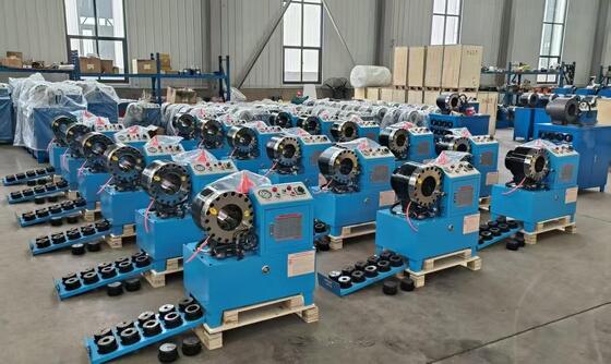 DX68 Elektrikli 220v/380v 2 İnç Hidrolik Hortum Kıvırıcı, 6-51mm Sıkma Hassasiyetine Sahip ±0,01mm 10 Kalıp ve Saatte 200 Adet Verimlilik