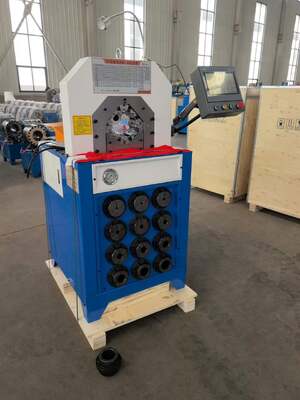 2800KN Güçlü 6-76mm Aralık ve PLC Kontrolü ile 3 Inç Hidrolik hortum Crimping Makinesi