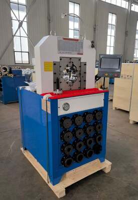 3 İnç Süper Kalınlık Modeli 220v/380v Hidrolik Hortum Sıkma Makinesi PLC Kontrol Sistemi Daha Büyük Kapasite 2800KN Crimper Force ve 6-76mm Sıkma Aralığı Hidrolik Uygulamalar İçin 15 Kalıp