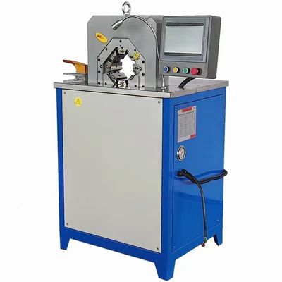 İyi bir fiyat. 6mm Hortum Pres Makinesi PLC 4kw Hidrolik Hortum Presi CBK-51B çevrimiçi