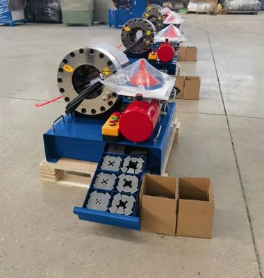 Kauçuk Ürünler için 12v hidrolik boru pres makinesi elektrikli hortum kıvırıcı