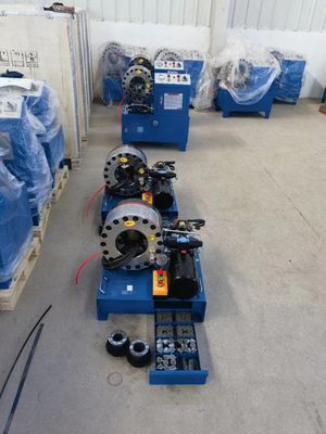 İyi bir fiyat. 12v 24v Mobil Hidrolik Hortum Crimper 51mm Hortum Boru Sıkma Makinesi, 10 Kalıp Setli çevrimiçi