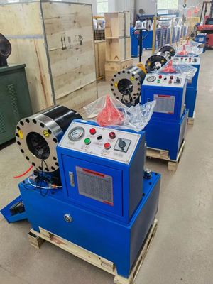 İyi bir fiyat. 220V 50HZ DX68 Hortum Sıkma Makinesi Hidrolik Hortum Pres Makinesi çevrimiçi