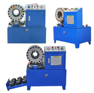 İyi bir fiyat. 3KW / 4KW DX68 10 Takım Kalıplı Hidrolik Hortum Sıkma Makinesi çevrimiçi