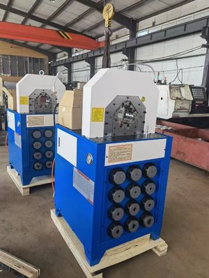5.5kw PLC Hortum Pres Makinesi Hidrolik Boru 4kw Akıllı Kontrol Sistemi 3 İnç CBK-120