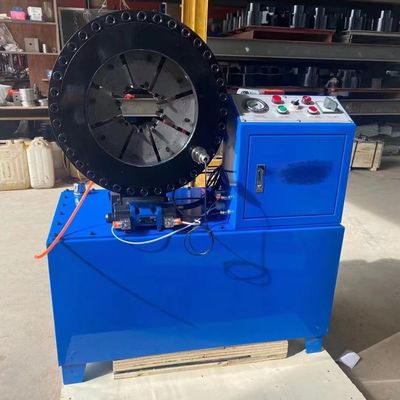 İyi bir fiyat. Hidrolik 3 inç ve 4 inç endüstriyel örgü hortum kırpma makinesi 3kw Kompakt yapı çevrimiçi