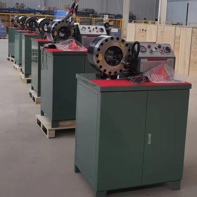 İyi bir fiyat. Kompakt Yapı Hidrolik Hortum Boru Sıkma Makinesi 3kw / 4kw 4 - 51mm çevrimiçi
