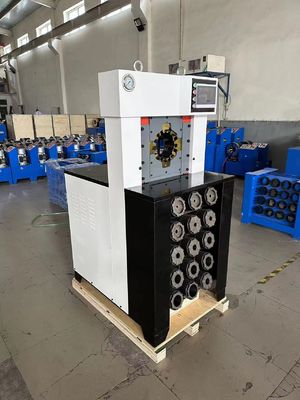İyi bir fiyat. 1250KG Kapasiteli AC Hortum Crimping Makinesi Crimping Aralık 6-76mm çevrimiçi