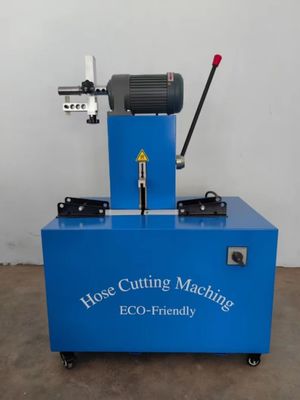 Elektrikle çalışan 128 kg elektrikli kauçuk hortum kesme makinesi
