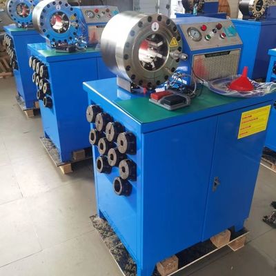İyi bir fiyat. Yüksek basınçlı elektrikli hidrolik hortum kırpma makinesi 31.5mpa Üretkenlik 200 pcs/h çevrimiçi