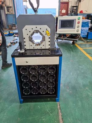 İyi bir fiyat. 1250kg Crimping Range 6-51 mm Super Thin 2 inç ve Güzel Renk ve Tasarım için 15 Die AC Hose Crimper çevrimiçi