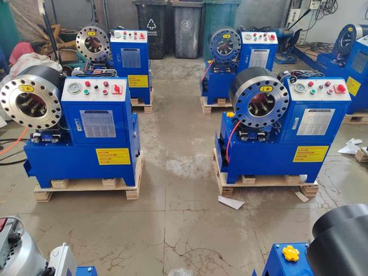 İyi bir fiyat. 2 inç 6-51mm 10 Die DX68 hortum kırpma makinesi CNC kontrol sistemi çevrimiçi