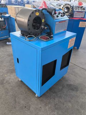 İyi bir fiyat. 6-51mm Büyük Güç 4 Kw Saatte 500 Parça Taşınabilir hortum kırpma makinesi / Hidrolik hortum kırpma makinesi çevrimiçi