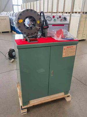 Kompakt Yapı Hidrolik hortum boru kırpma makinesi 3kw Hidrolik hortum kırpıcı