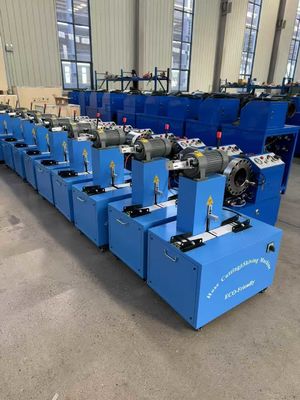 Mavi Renk 2 Fonksiyon Elektrikli 2 Inç 6 Katmanlı hortum kesme ve bıçağıyla kayma makinesi