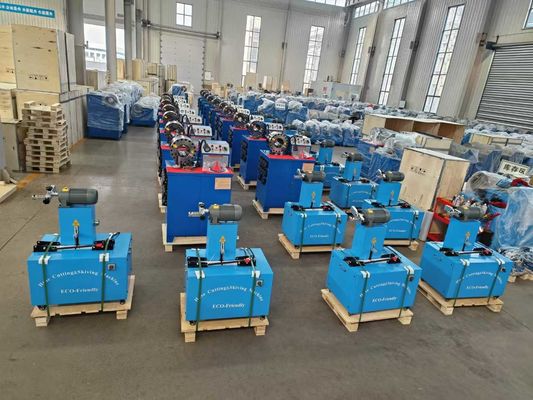 Elektrikli 2 inç 6 katmanlı hortum kesme ve bıçaklı kayma makinesi