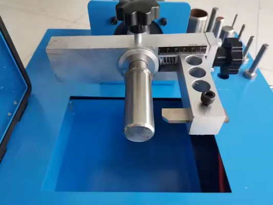 12v Voltaj Mavi Renkli Araba Yükleme 35kg hortum kaydırma makinesi 2 Inch Motor Gücü 0.4kw Benefit / Hortum Peeling Makinesi için