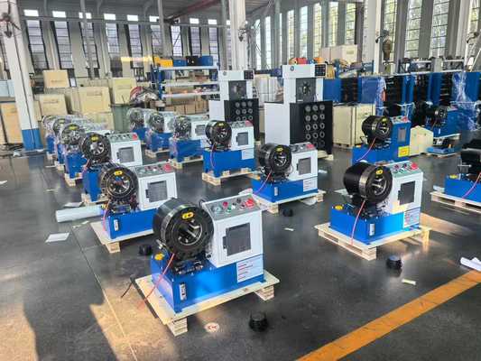 DX68 hortum kırpma makinesi 6-51mm 2 inç hidrolik kırpma makinesi