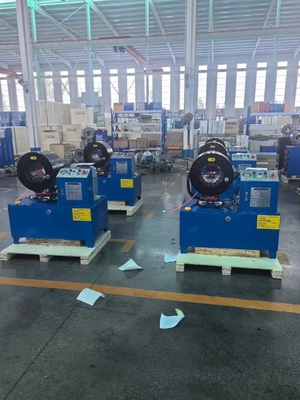 İyi bir fiyat. PLC Kontrollü 4 İnç Hidrolik Hortum Sıkma Makinesi 16 Kalıp 6-102mm Aralığı çevrimiçi