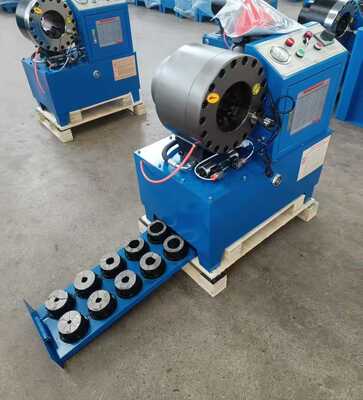 İyi bir fiyat. DX68 Yeni Teknoloji Kalıplama İşlemi ve 220v/240v/380v/415v Voltaj Seçenekleri ile Mobil Hidrolik hortum Kırpma Makinesi çevrimiçi