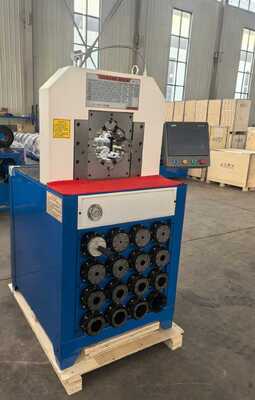 İyi bir fiyat. 3 inç 6-76 mm hidrolik hortum kırpma makinesi 15 ölçekli ve etkili hortum baskı için hızlı değişim kalıp tasarımı çevrimiçi