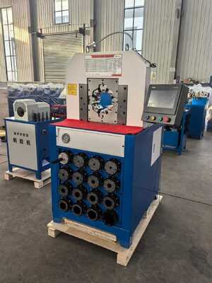 İyi bir fiyat. Verimli Hortum Sıkıştırma için 15 Kalıp ve Hızlı Kalıp Değişimi ile 3 İnç 6-76mm Hidrolik Hortum Sıkma Makinesi çevrimiçi