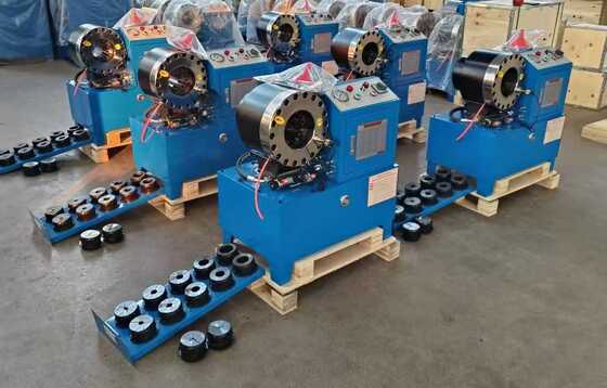 DX68 Yeni Teknoloji Kalıplama İşlemi ile Hidrolik hortum kırpma makinesi, 6-51mm kırpma aralığı ve 220v/240v/380v/415v gerilim seçenekleri