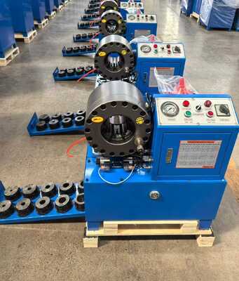 DX68 Hidrolik Hortum Sıkma Makinesi, 6-51mm Sıkma Aralığı, 220v/240v/380v/415v Voltaj Seçenekleri ve Saat Başına 200 Adet Verimlilik