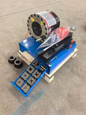 Yüksek verimlilik 600T el hortum kırpma makinesi, 6-51 mm kırpma aralığı ve hidrolik uygulamalar için 10 değişken ölçek