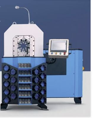 İyi bir fiyat. 4 İnç Elektrikli Hidrolik Hortum Sıkma Makinesi, 0.01mm Hassasiyet, 6-102mm Sıkma Aralığı ve 18 Kalıp çevrimiçi