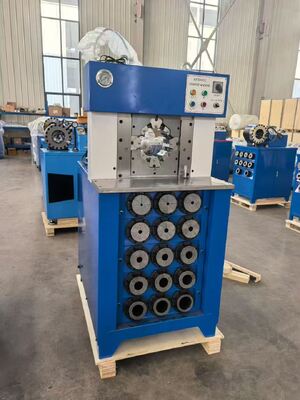 İyi bir fiyat. 3 Inch Button Control Hydraulic Hose Crimping Machine 6-76mm Crimping Range ve 165mm Max Açılışla çevrimiçi