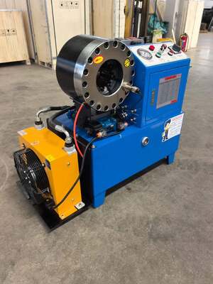 İyi bir fiyat. Seri Üretim İçin Evaporatif Soğutuculu 2 İnç DX68 Mavi Renkli Elektrikli Hidrolik Hortum Kıvırıcı Daha Büyük Kapasite 6-51mm 10 Kalıp Doğruluğu ve Saatte 200 Adet Verimlilik çevrimiçi