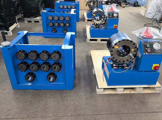 İyi bir fiyat. 2 Inch Crimping Range Up To 64mm 2.5 Inch Crimping Range Hydraulic Hose Crimping Machine (Hidrolik hortum) Çabuk değişen kalıp aracı ve raf ve 10 değiştirilebilir ölçekle pamuk kontrol sistemi çevrimiçi