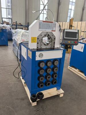 İyi bir fiyat. 3 Inch Super Thickness Model Bigger Crimping Force Hydraulic Hose Crimping Machine PLC Control System 2800KN Crimper Force 380v Voltage And 6-76mm Crimping Range 15 Dies For Hydraulic Applications çevrimiçi